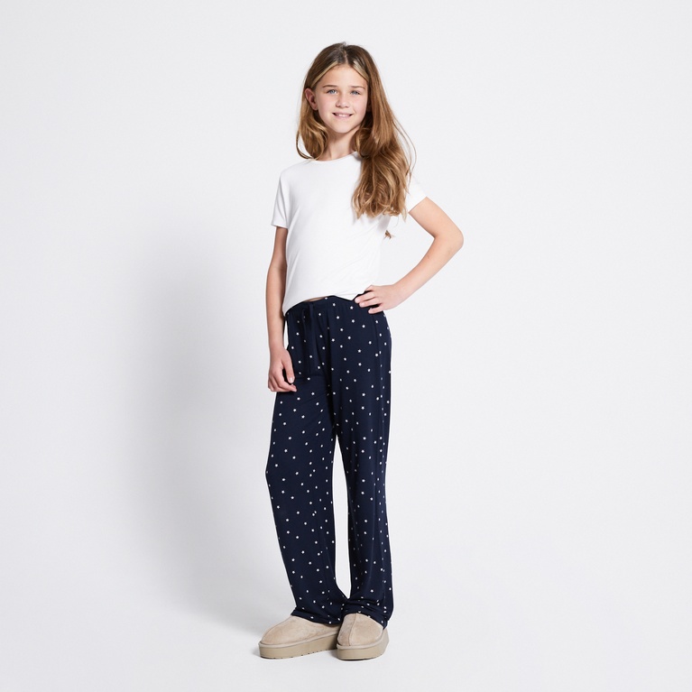 Soft pants "Holly printed star" Navy